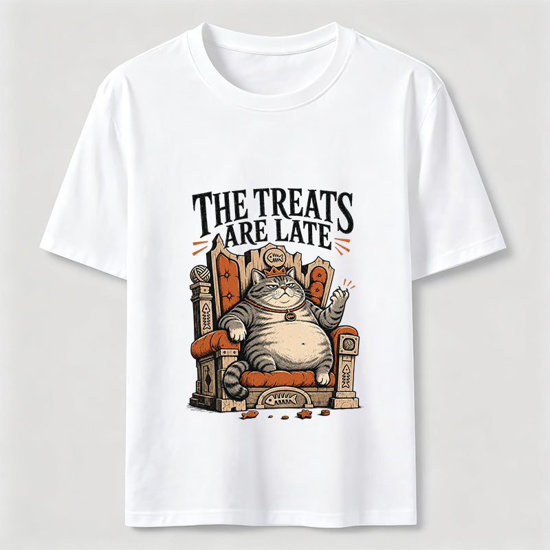 The Treats Are Late Cat Tee