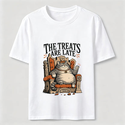 The Treats Are Late Cat Tee