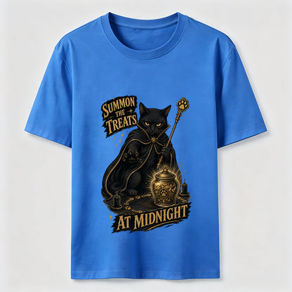 Midnight Treat Summoner Black Cat Tee