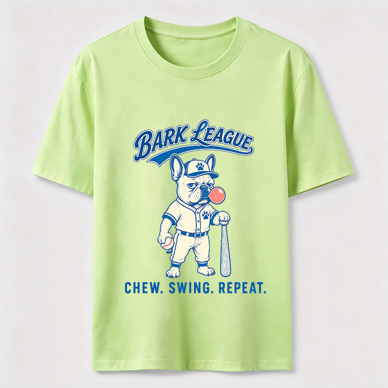 Bark League Baseball Dog Tee