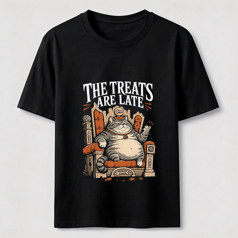 The Treats Are Late Cat Tee