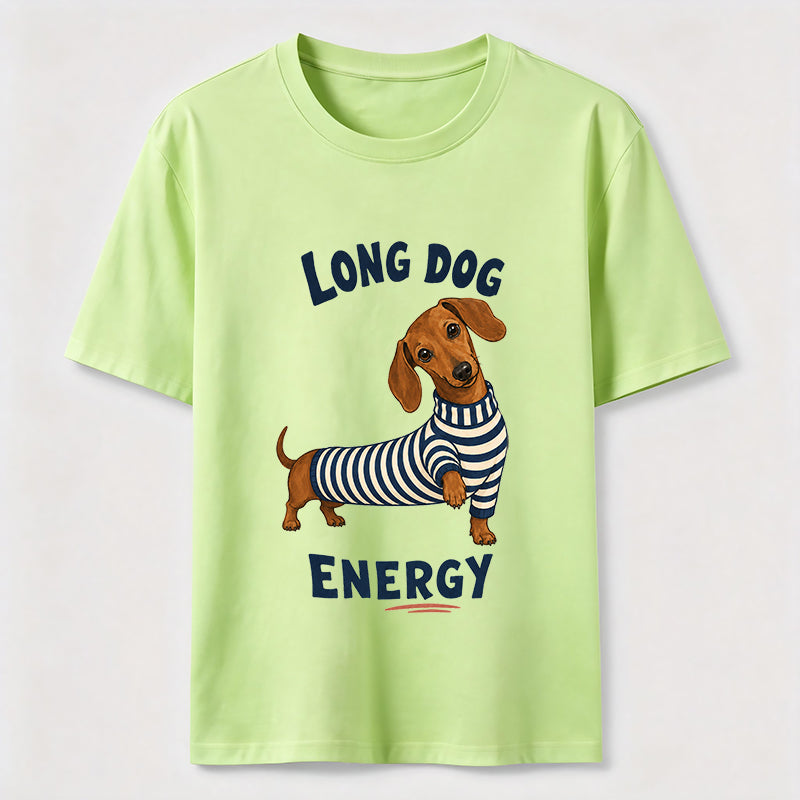 Long Dog Energy Dachshund Tee