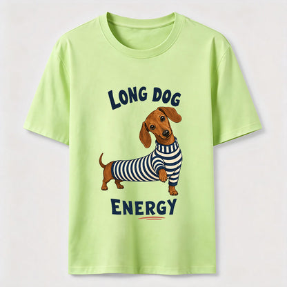 Long Dog Energy Dachshund Tee