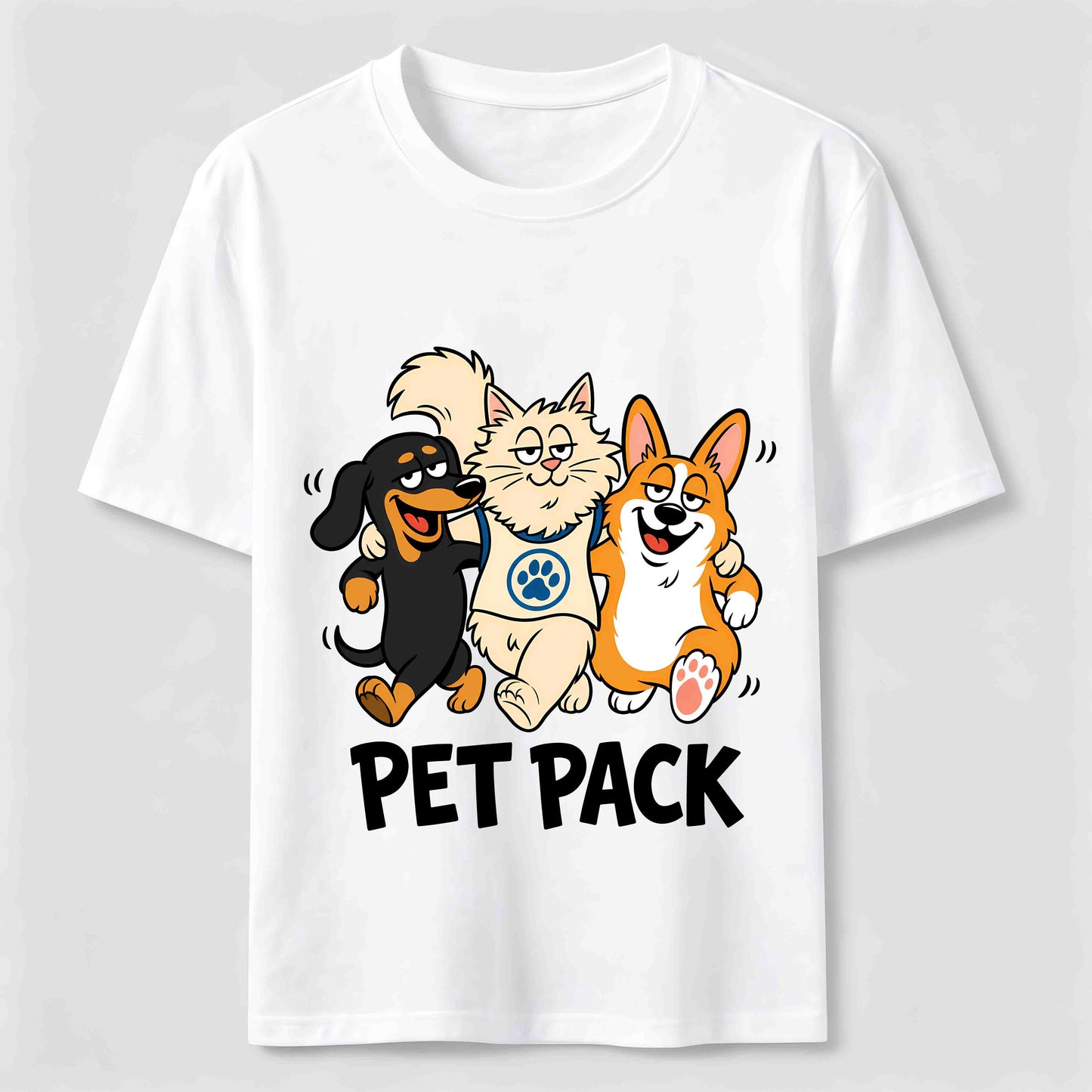 Pet Pack Dog And Cat Tee