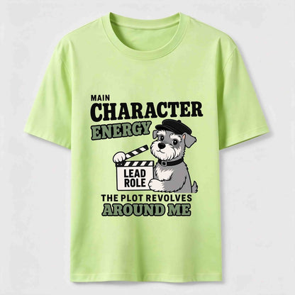 Main Character Dog Funny Schnauzer T-Shirt