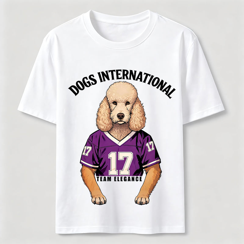 Team Elegance Poodle Athletic T-Shirt
