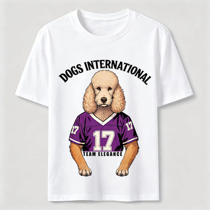 Team Elegance Poodle Athletic T-Shirt
