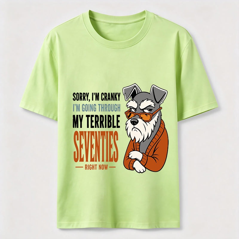 Terrible Seventies Cranky Schnauzer T-Shirt