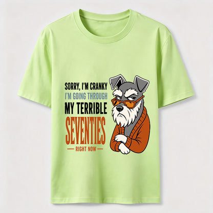 Terrible Seventies Cranky Schnauzer T-Shirt
