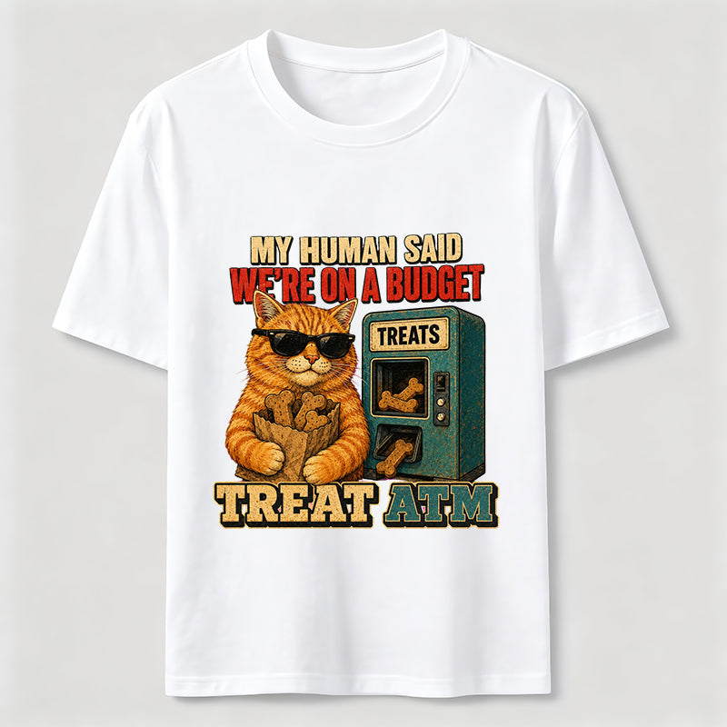 Cat Treat Dispenser Humor T-Shirt