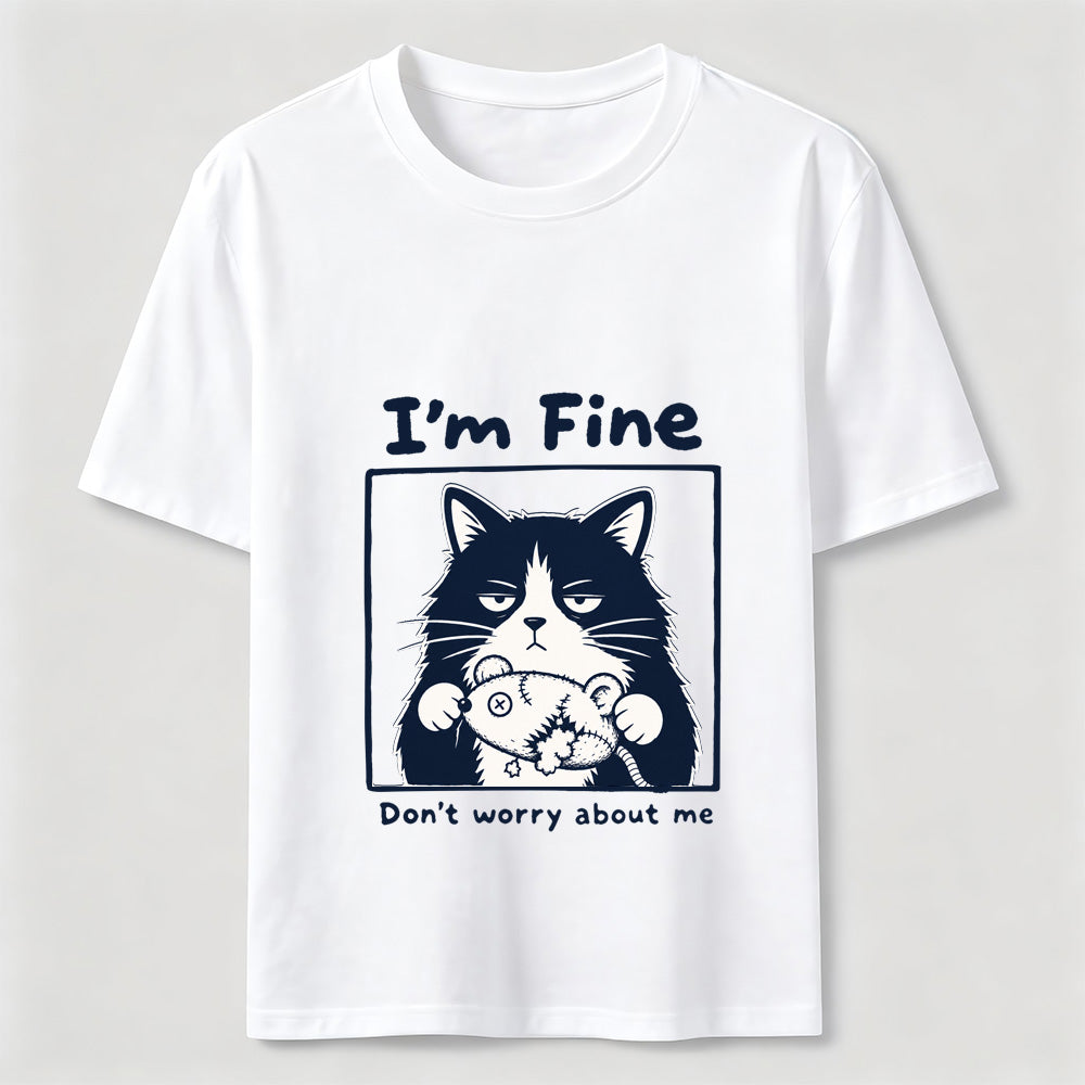 I'm Fine Grumpy Cat T-Shirt