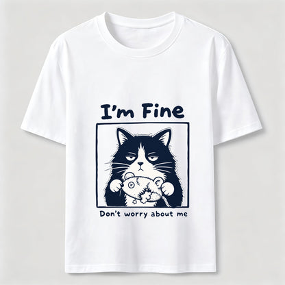 I'm Fine Grumpy Cat T-Shirt