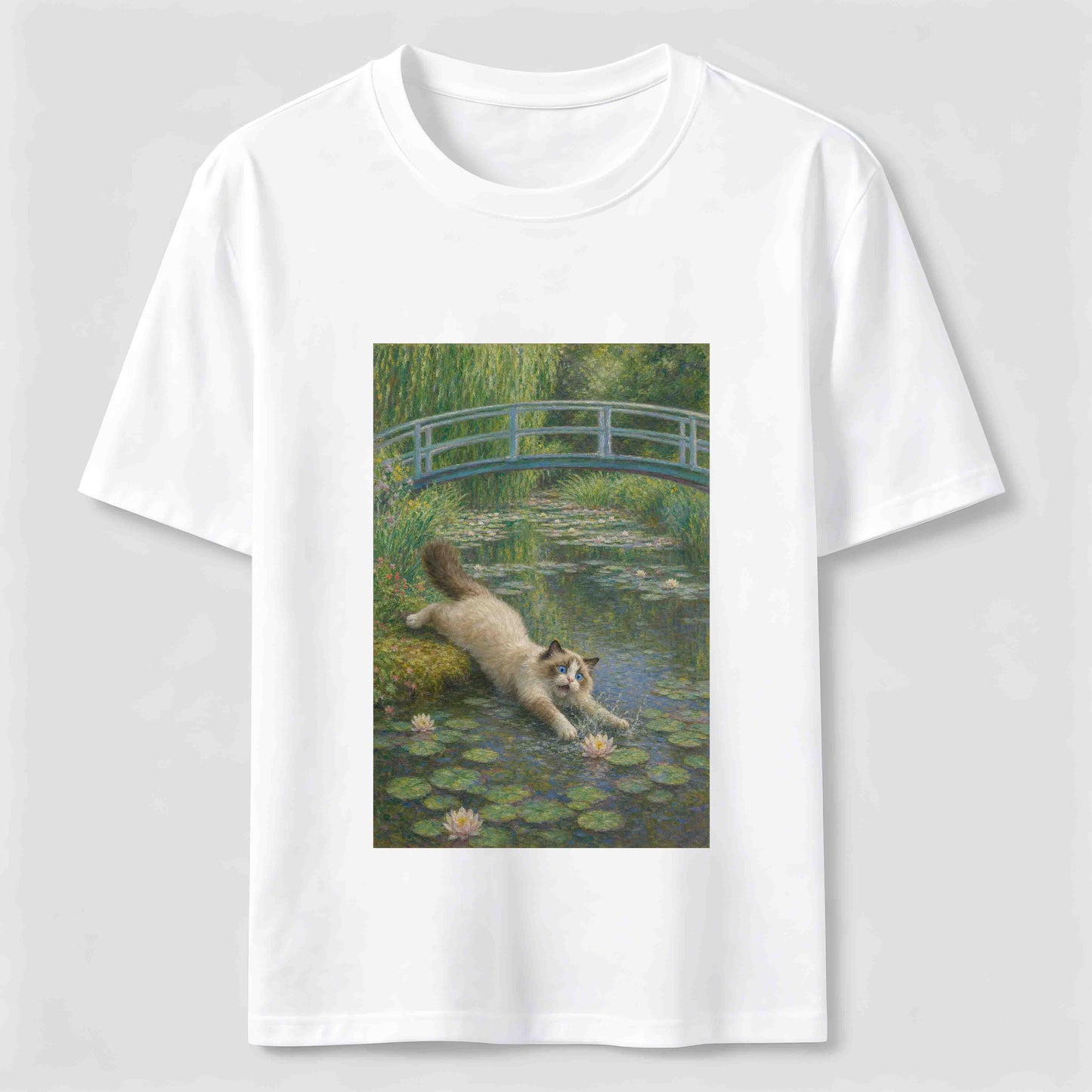 The Cat Who Jumped Into Monet’s Painting