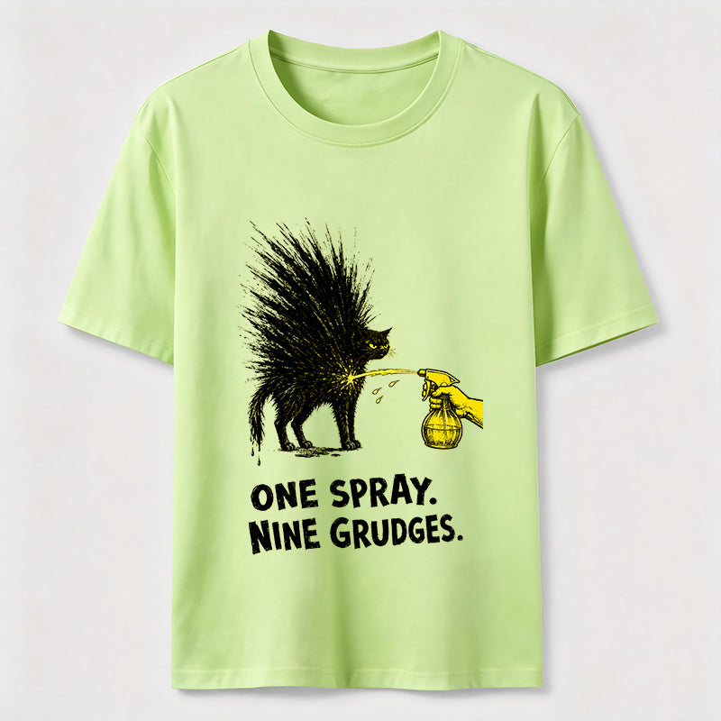 One Spray Nine Grudges Cat Tee