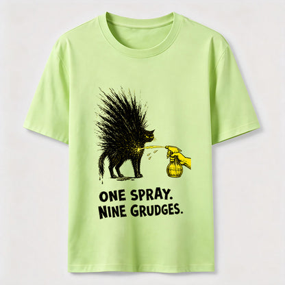 One Spray Nine Grudges Cat Tee