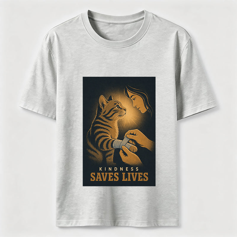 Every Paw Deserves Love – Cat Lover Graphic Tee