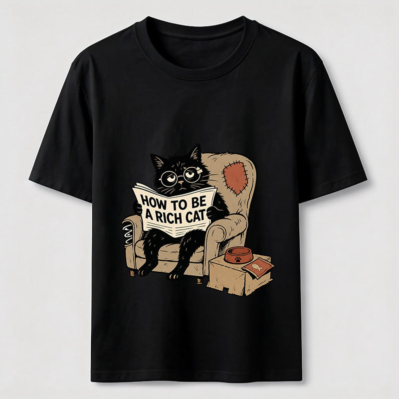How to Be a Rich Cat T-Shirt