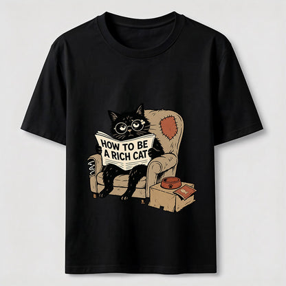 How to Be a Rich Cat T-Shirt