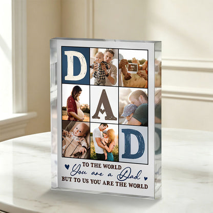 Plaque gift-ready design for Dad