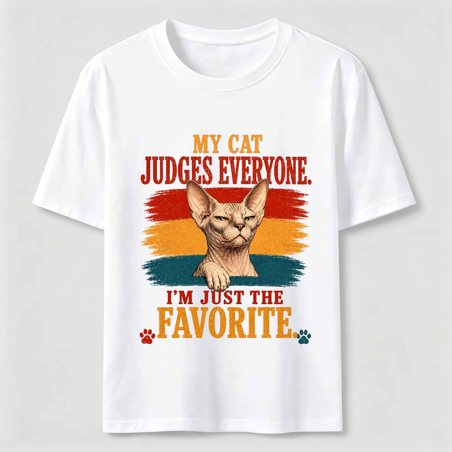 My Cat Judges Everyone Tee