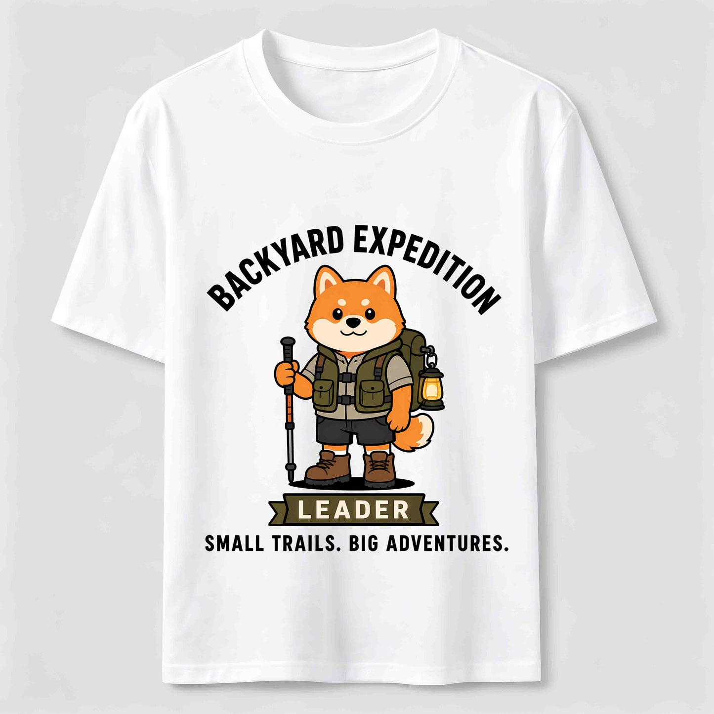 Shiba Inu Explorer Tee Outdoor Dog Lover T-Shirt