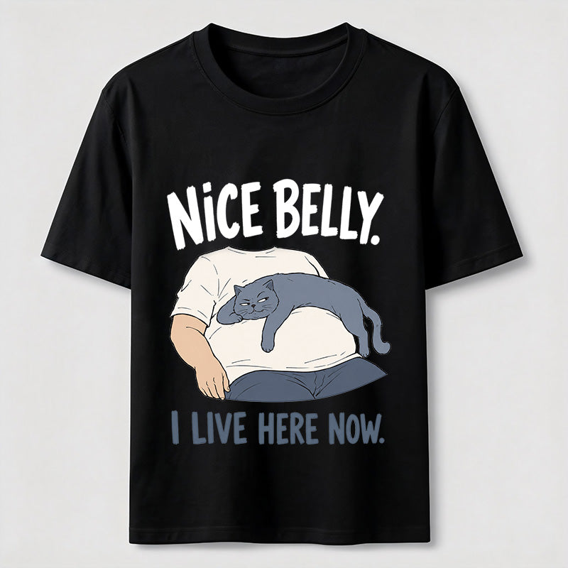 Belly Tenant Cat T-Shirt