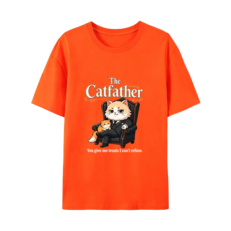 The Catfather Funny Cat Dad T-Shirt - Great Gift for Cat Lovers