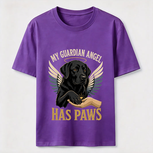 My Guardian Angel Has Paws T-Shirt