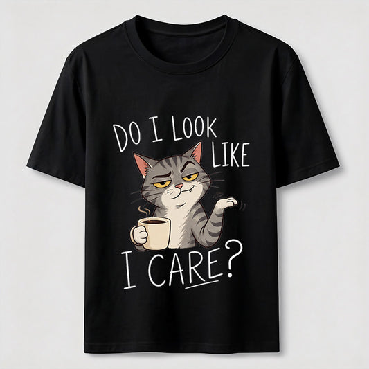 Do I Look Like I Care Cat T-Shirt