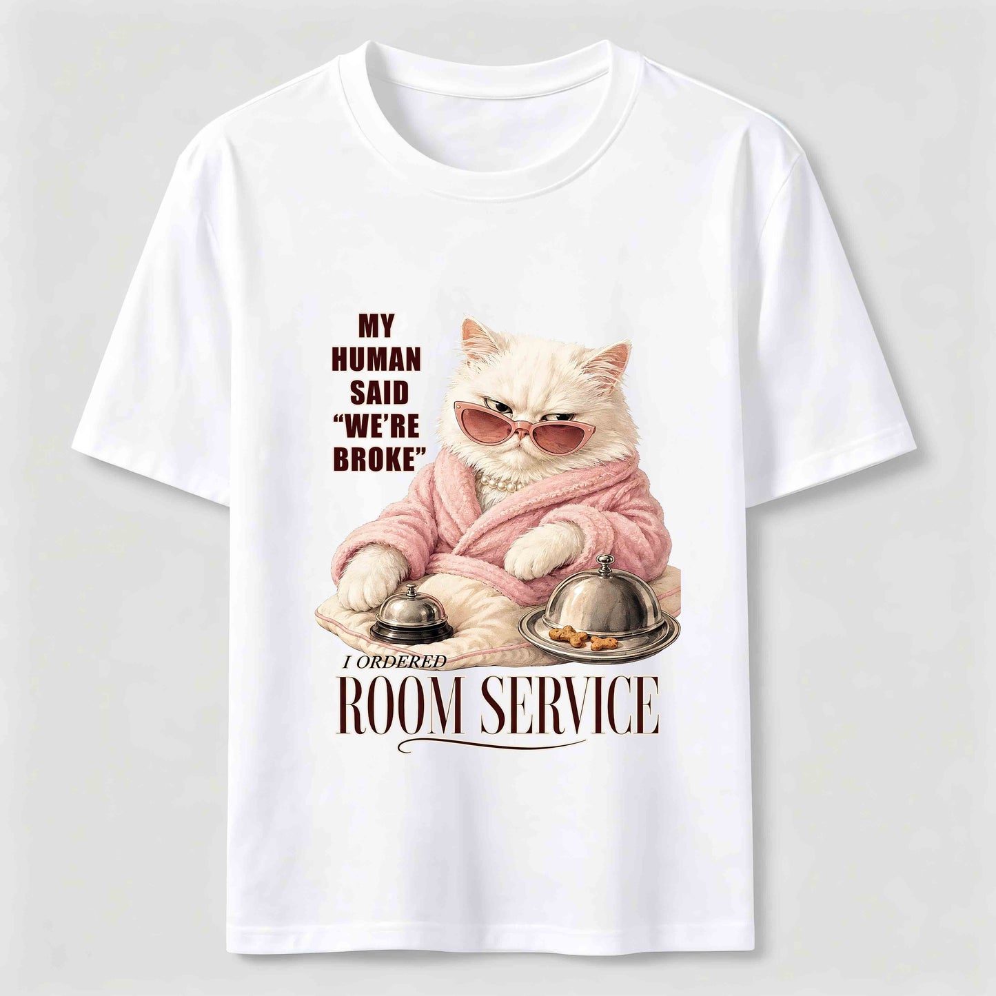 Room Service Luxury Cat T-Shirt