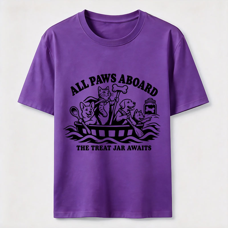 All Paws Aboard Pet Crew T-Shirt