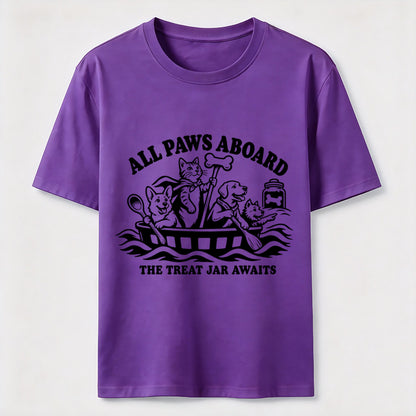 All Paws Aboard Pet Crew T-Shirt