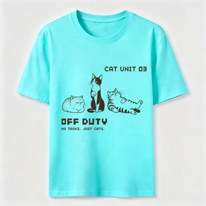 Off Duty Cat Unit Tee