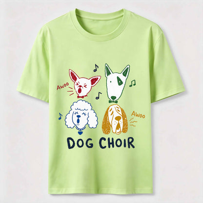 Dog Choir Funny Graphic Tee