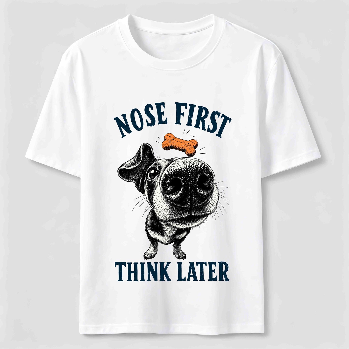 Nose First Dog Tee