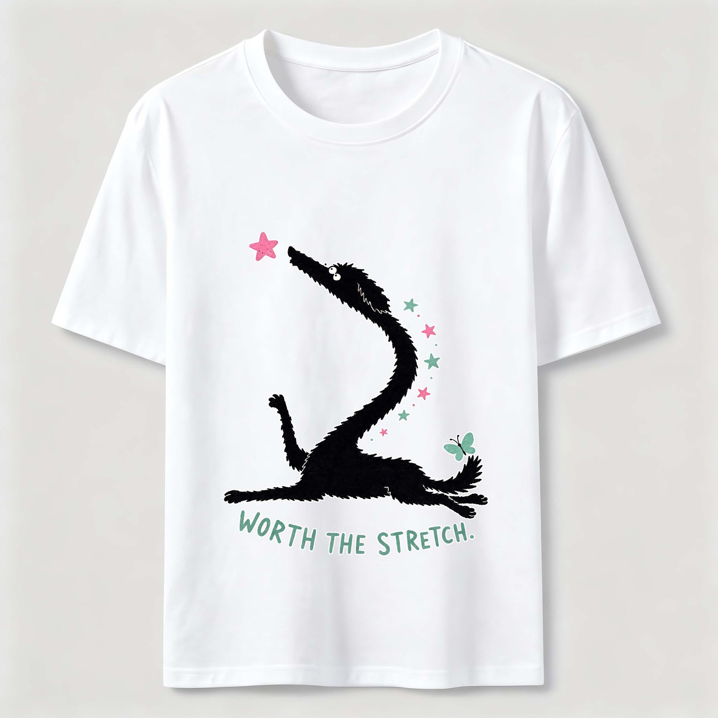 Worth The Stretch Dog Tee