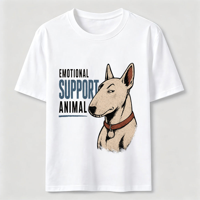 Emotional Support Bull Terrier T-Shirt
