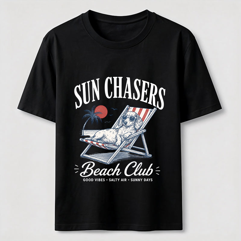 Sun Chasers Beach Dog Tee