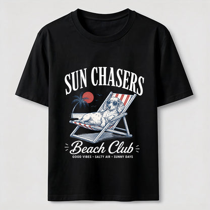 Sun Chasers Beach Dog Tee
