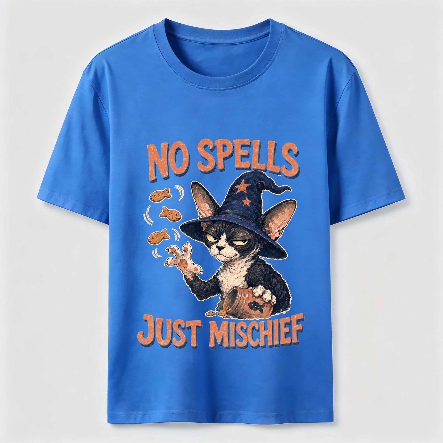 No Spells Just Mischief Cat Tee