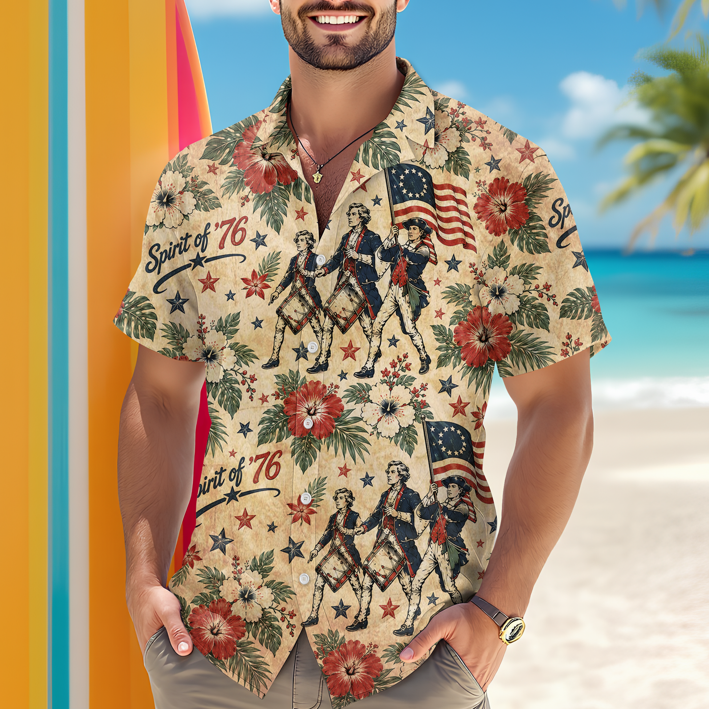 1776–2026 Patriotic 250 Years of America Celebration Hawaiian Shirt CH07 911712