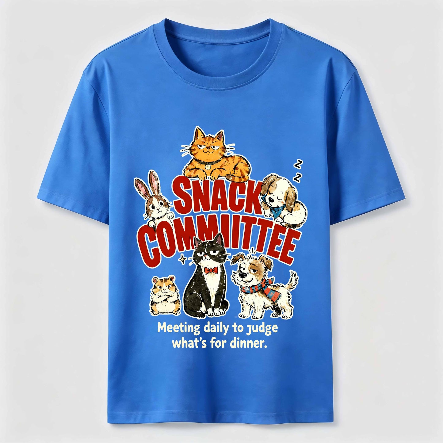 Pet Dinner Committee Humor T-Shirt