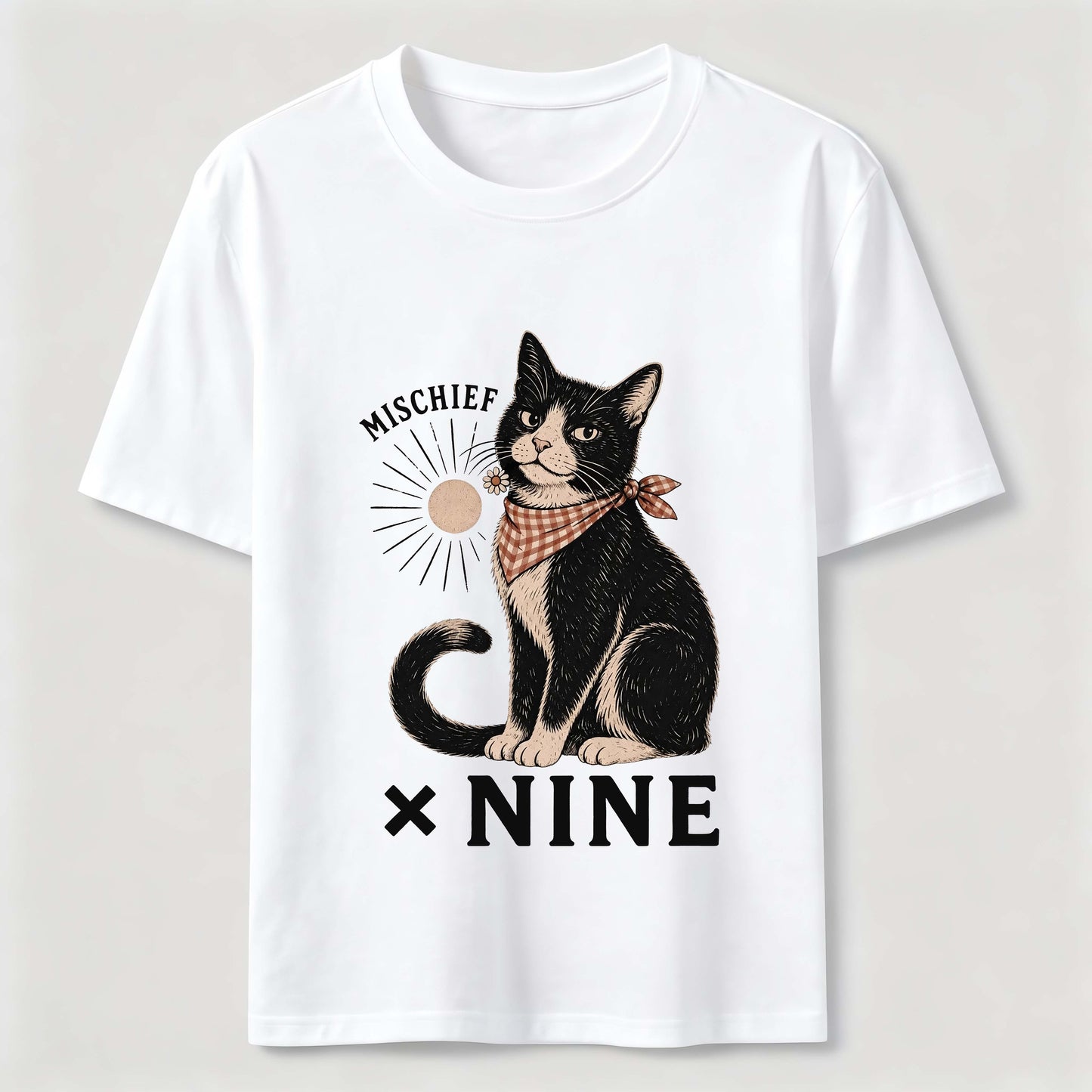 Mischief Times Nine Cat Tee