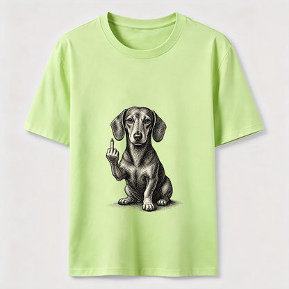 Sarcastic Wiener Dog Attitude Graphic Tee