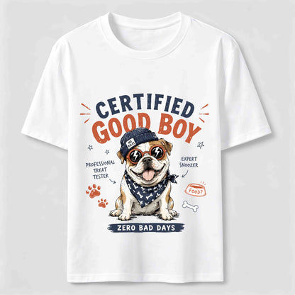 Certified Good Boy Dog Tee