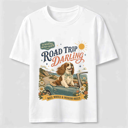 Road Trip Darling Dog Tee
