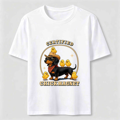 Certified Chick Magnet Dachshund T-Shirt