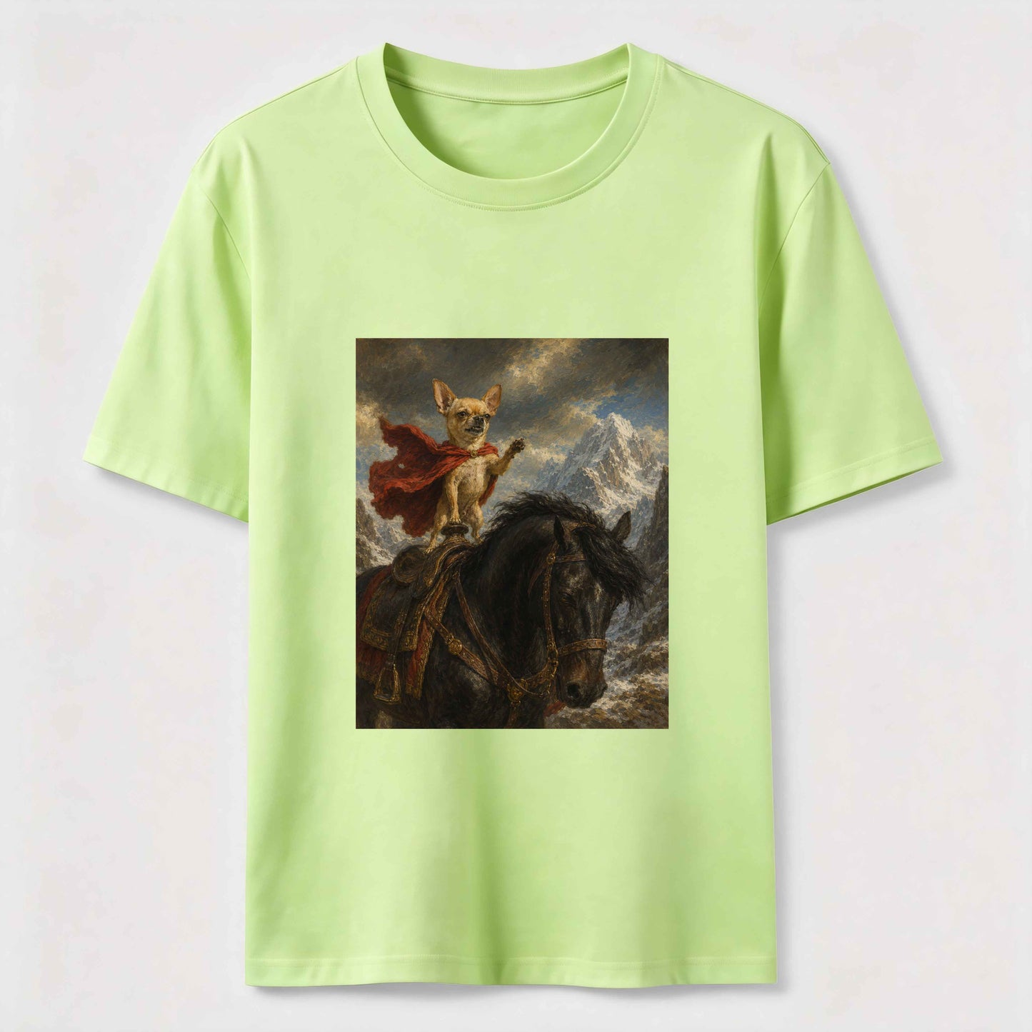 Brave Chihuahua Horseback Tee
