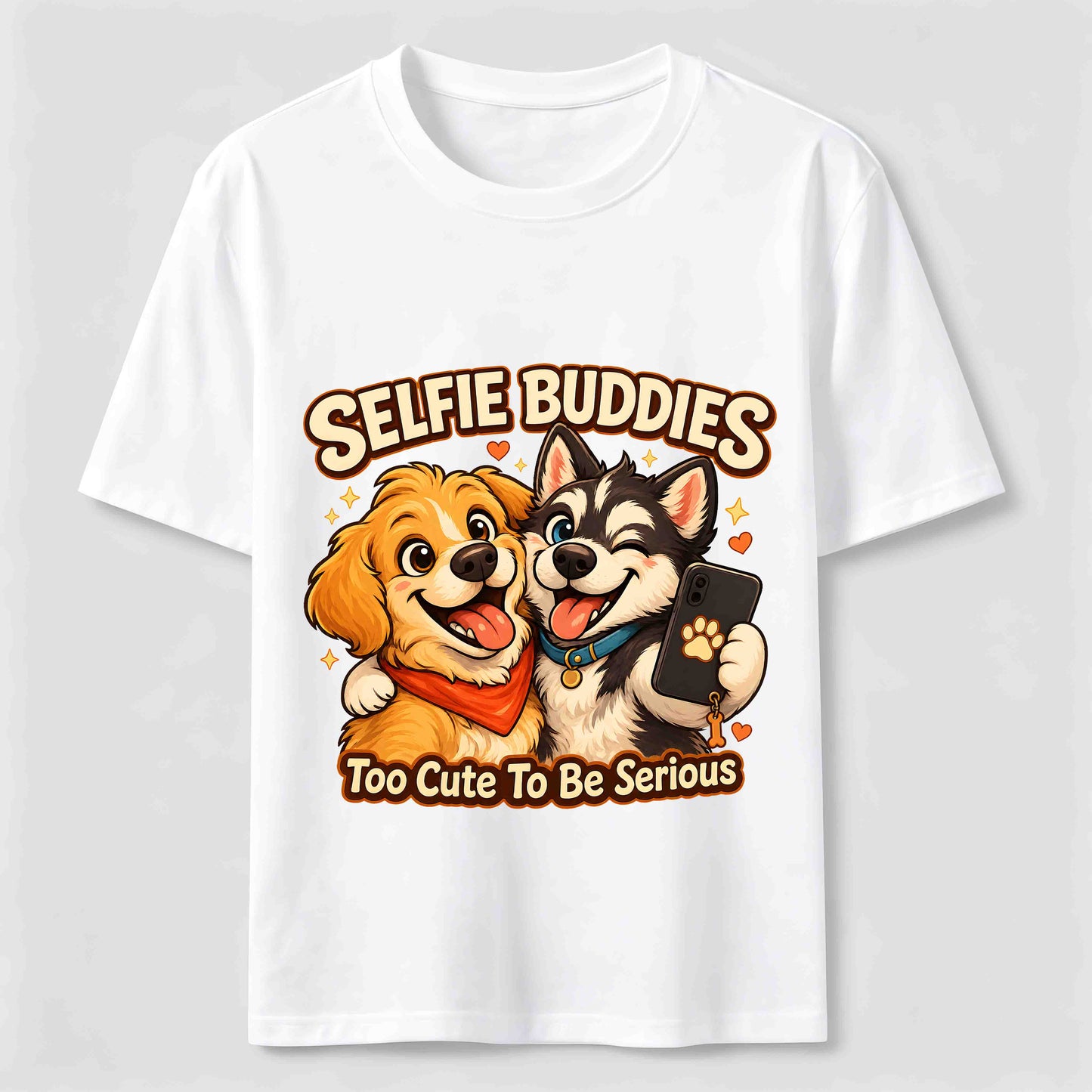 Selfie Buddies Dog T-Shirt