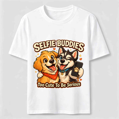 Selfie Buddies Dog T-Shirt